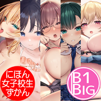 にほん女子校生ずかん B1BIGタペストリー